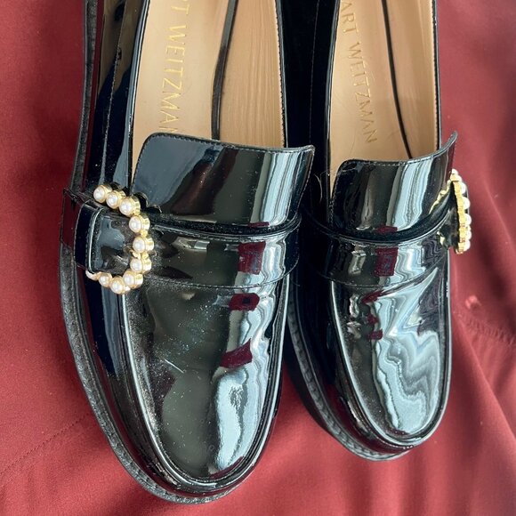 Pearl Buckle Platform Loafer - Stuart Weitzman - Picture 2 of 6